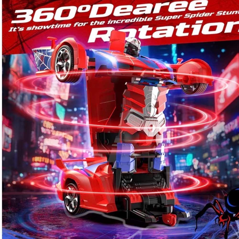 WEEKEND ONLY!! OMG !! Mommmmmm: Smart Deformation Red Toy Car and Robot